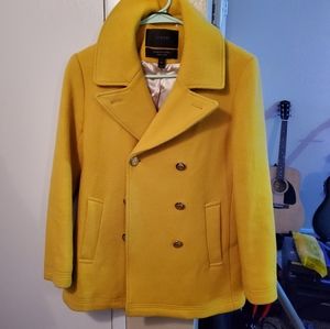 🚫SOLD🚫 J Crew Yellow Majesty Pea Coat